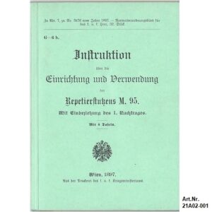 K.U.K. Instruktion Repetierstuzens M. 95.