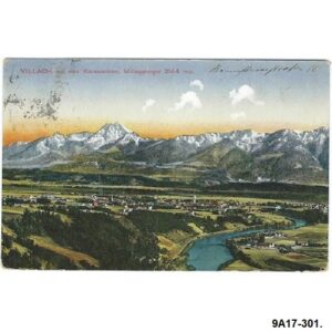 9A17-301. VILLACH Mit Karawanken.