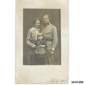 K.u.k. Soldier with Family. 1915.