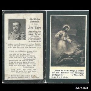 Josef Maier. K.U.K. 59. Infanterieregiment.