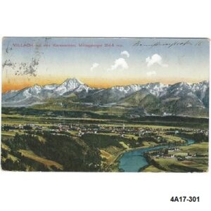 Villach. mit den Karawanken. Mittagskogel 2144 m. 1915.