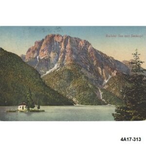 Raibler See mit Seekopf. 1916