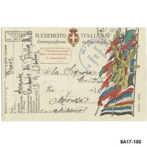 ITALY .Posta-Militate. 31-10-1918.