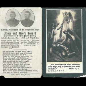 Alois Hartl und Georg Hartl.