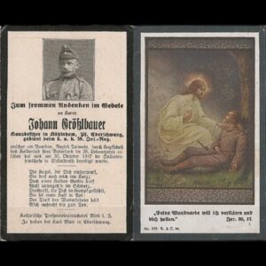 Johann Grössbauer, K.u.k. Infanterie-Regiment Nr. 59.