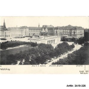Neue k.k. Hofburg, Wien.