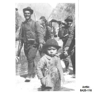 Italian soldier on the rear